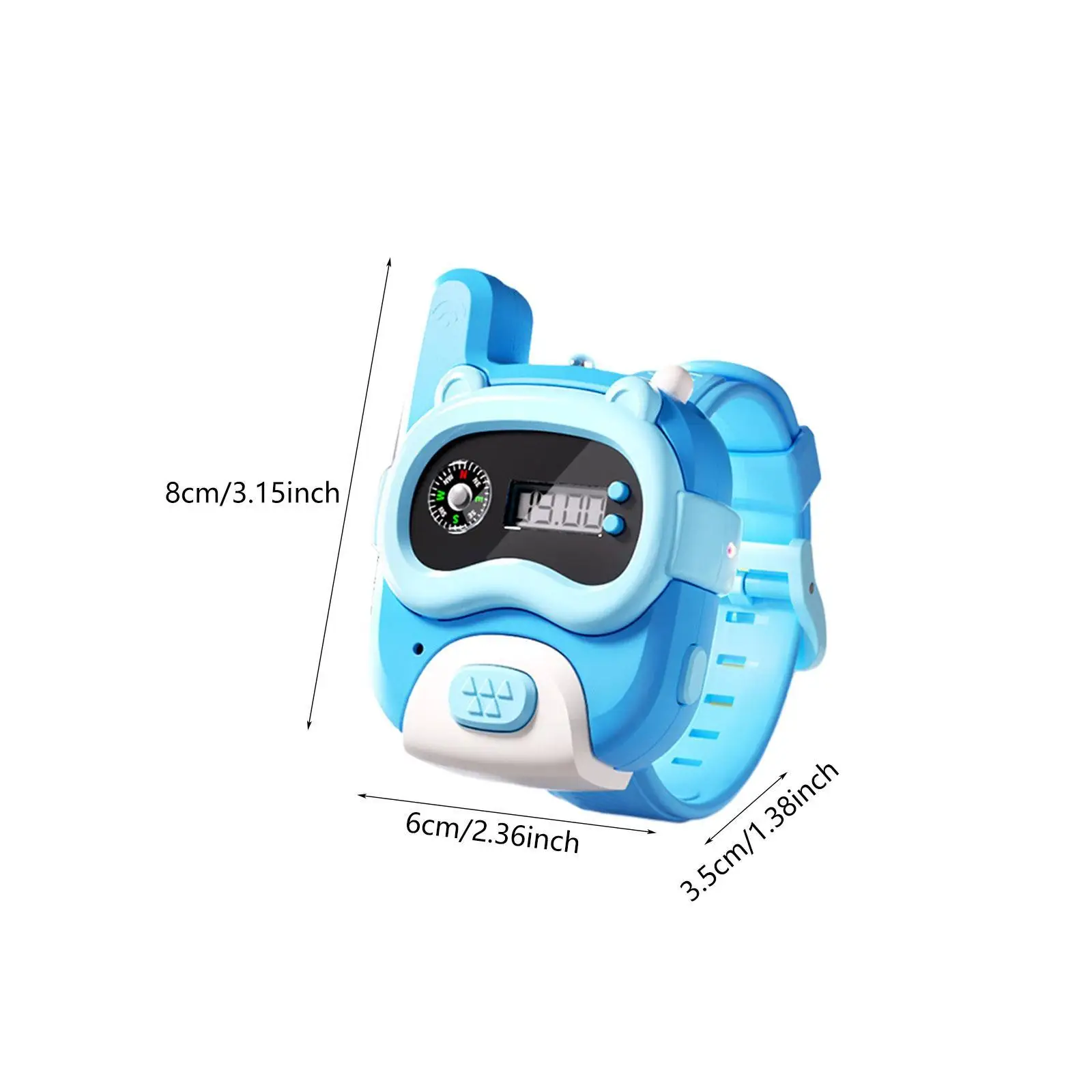 Walkie Talkie Watch with Light Walkie Talkies for Kids for Girls and Boys Hiking Birthday Gifts Outside Adventures 4-6 Years Old