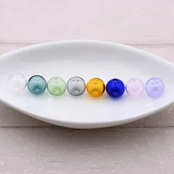 5pieces Double Hole 10-20mm Color Glass Ball Beads Hollow Glass Bottle Globe DIY Handmade Jewelry Making Accessories Findings