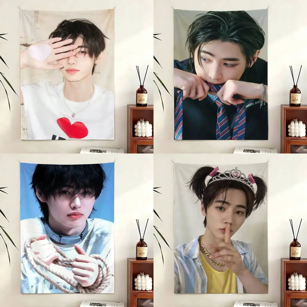 

S-SUNGHOON I-Ice P-Prince Flags Wall Hanging Tapestry Outdoor Garage Room Decorative flag Background Blanket