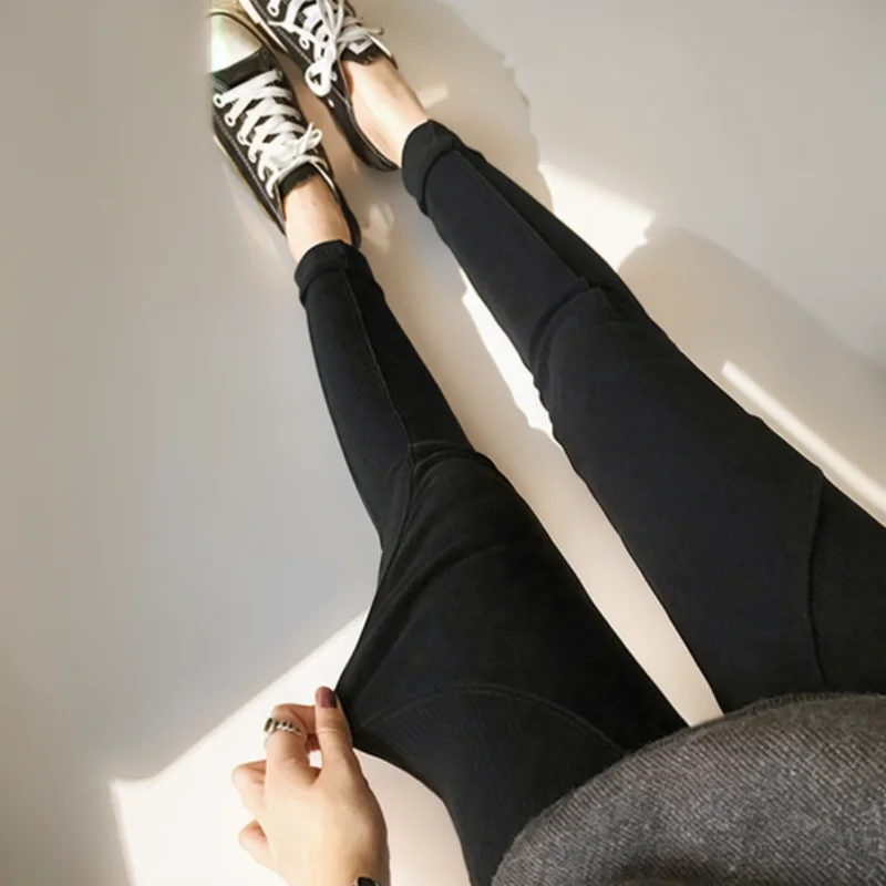 

Черные леггинсы, женские сетчатые лоскутные спортивные костюмы, длинные утепленные брюки для альпинизма Mallas, однотонные женские уличные колготки