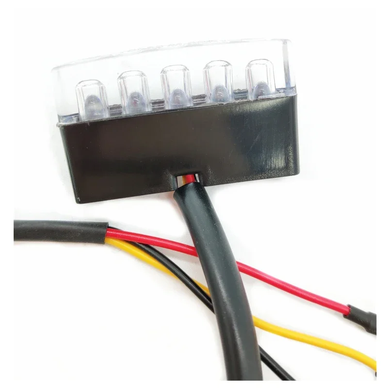 

Motorcycle Mini 5 LED Taillight Universal Low Consumption Motorbike Rear Brake Stop Indicator Lamps for Harley Yamaha Honda
