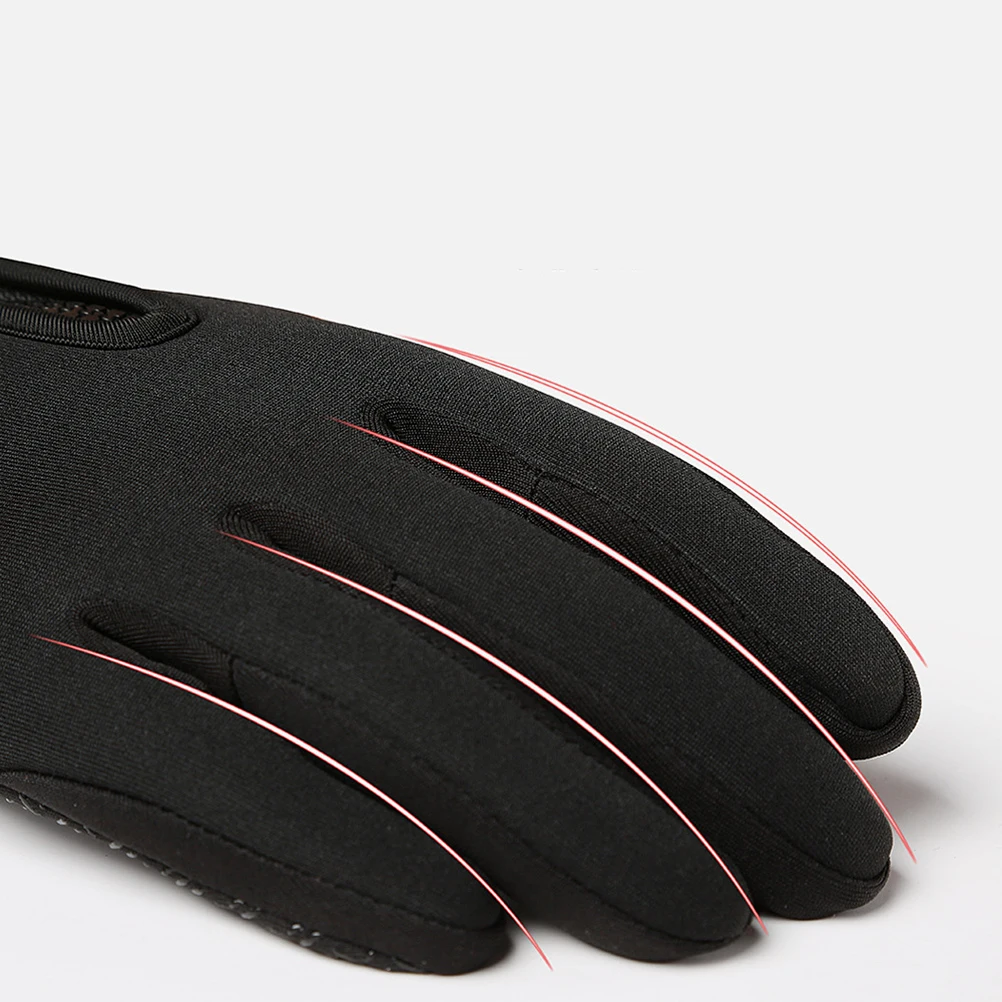 

Winter Sports Outdoor Screen Black Screentouch Man Cycling Climbing Hiking Gloves Waterproof Gloves