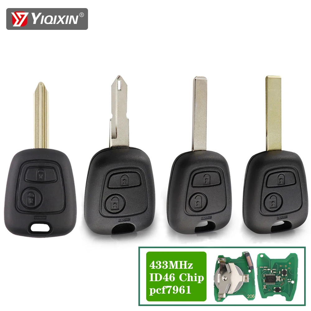 

Remote Car Key For Citroen C1 C2 C3 Saxo Xsara Picasso Berlingo For Peugeot 106 206 306 107 207 307 407 Partner 433MHz ID46 Chip