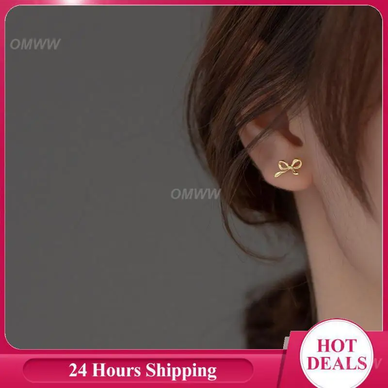 1~5pcs Glossy Earrings Womens Sweet And Cute Earrings Earring Ear Jewelry Cute Fashion Accessories Simple Style Cute Earrings