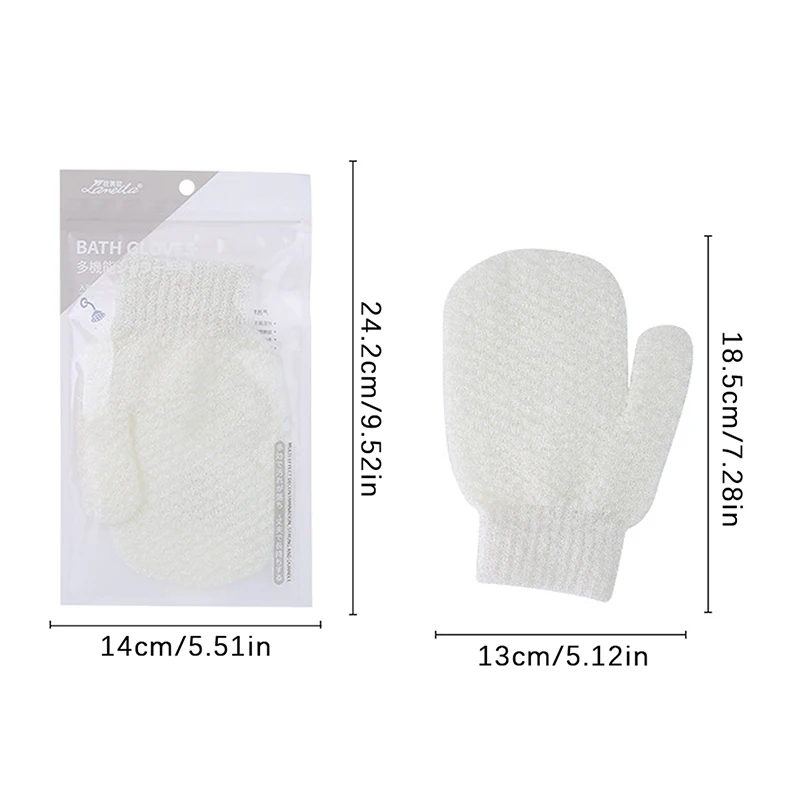 1Pcs Body Massage Bath Gloves Cleaning Removal Exfoliating Glove Scrub Bath Exfoliating Skin Clean Bathing Supplies Bath Balls