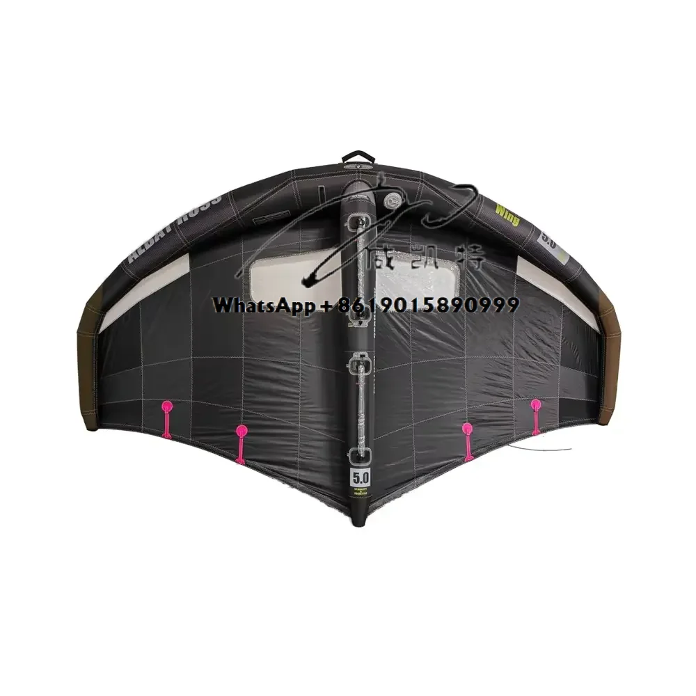 

New Arrival Water Sports Foil 4m 5m Carbon Foil Wings UV Hydrofoil Tear Resistant Air Bag Wind Kite Surfboard for Surfing Wing
