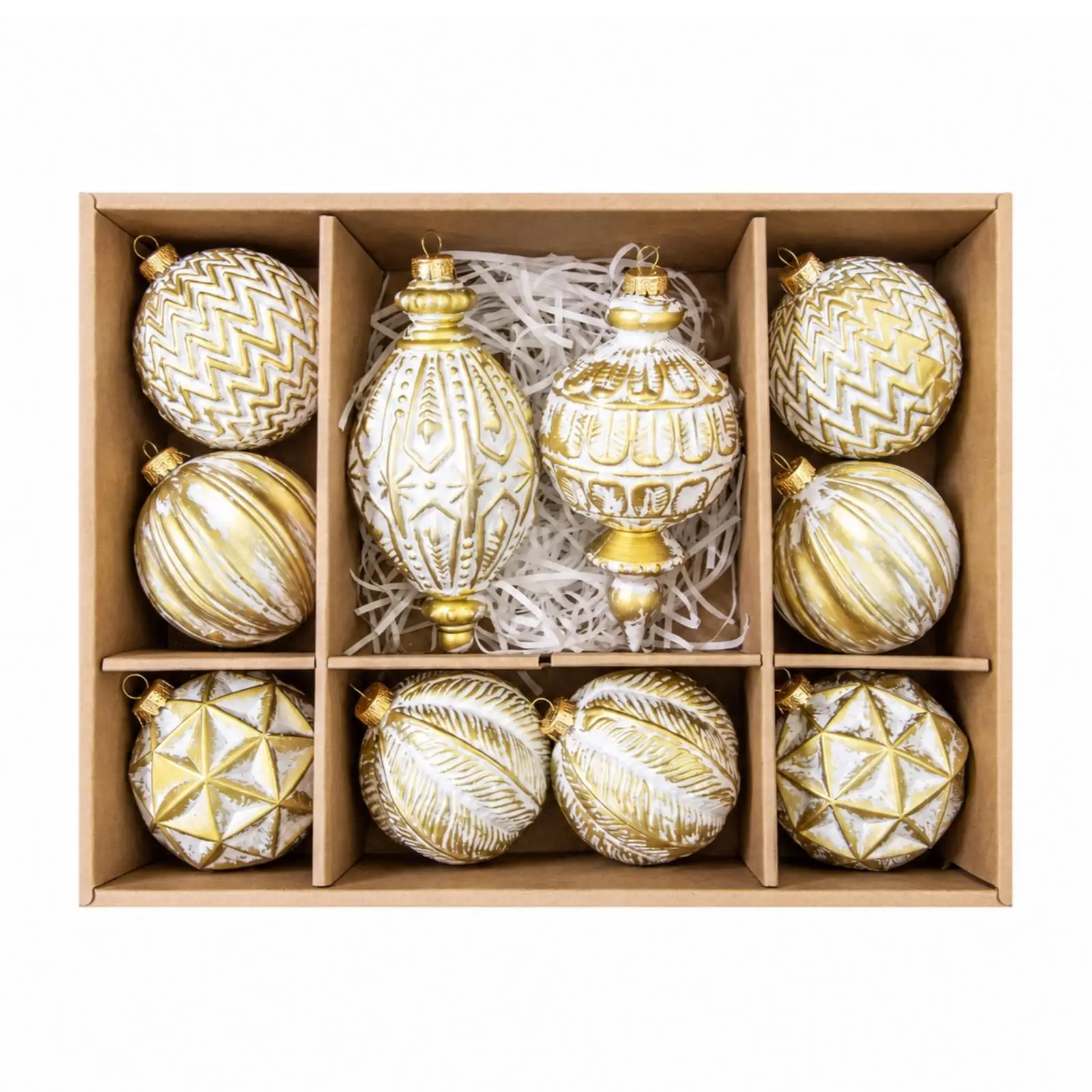 Elegant Holiday Tree Hanging Ball Ornaments for Christmas Tree Decorations with Lustrous Look and Hanging Loop Top for Garland