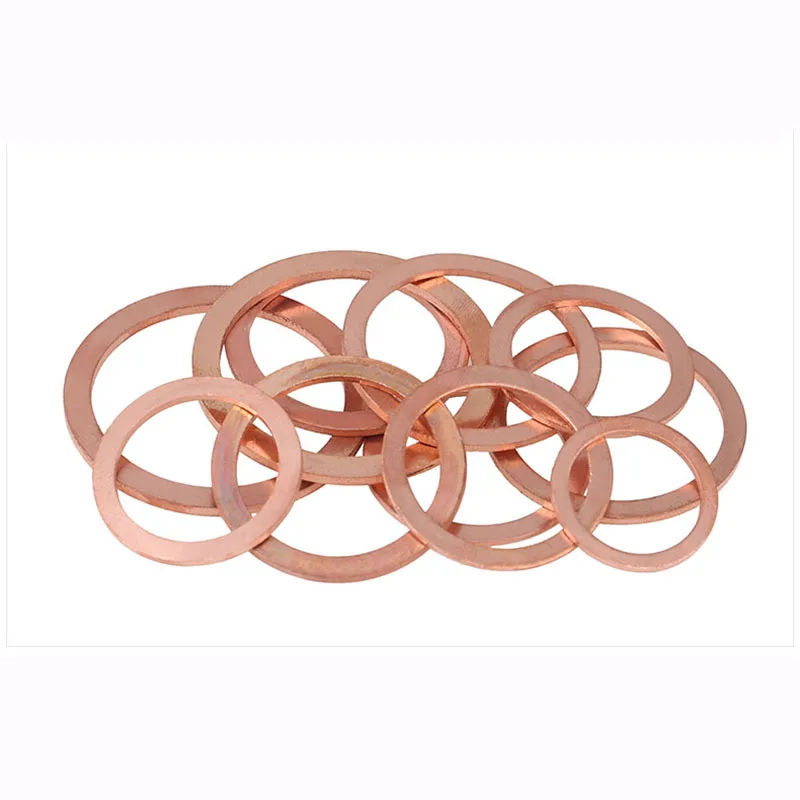 

M21 M22 M24 M26 M27 M28 M30 M33 M34 M36 M38 M40 M42 M48 M50 M60 Brass Copper Boat Crush Washer Flat Seal Gasket Ring Sump Plug