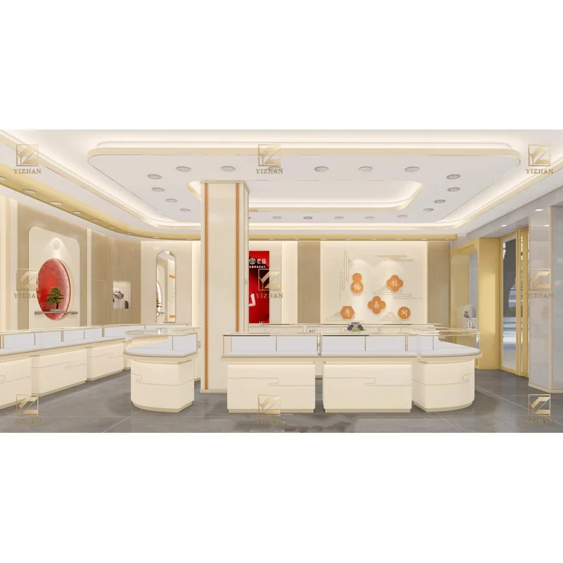 custom.Ladies' Accessories Display Cabinet Acrylic Retail Furniture Wooden Jewelry Showcase Shopping Mall