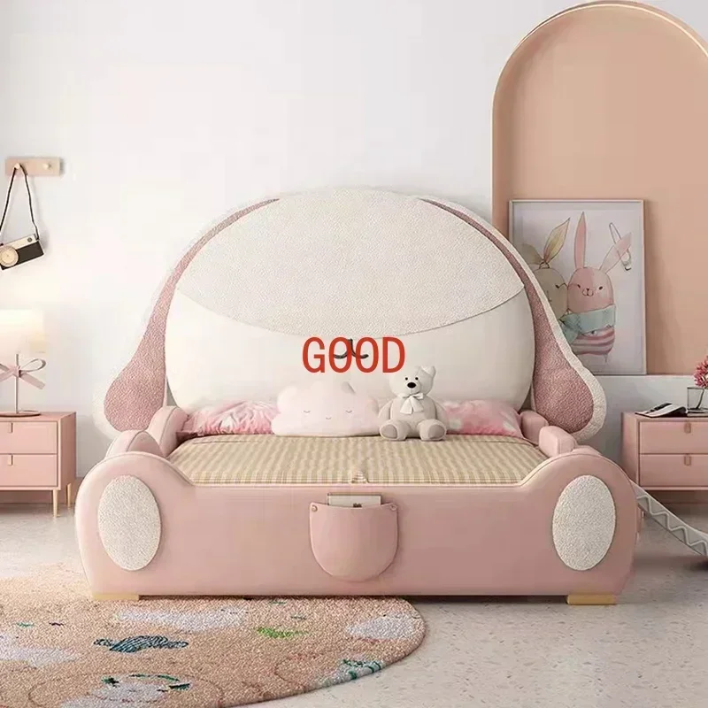 Promozione in fabbrica letto principessa per bambini mobili per bambini di alta qualità letto per bambini letto imbottito per bambini per camera da letto