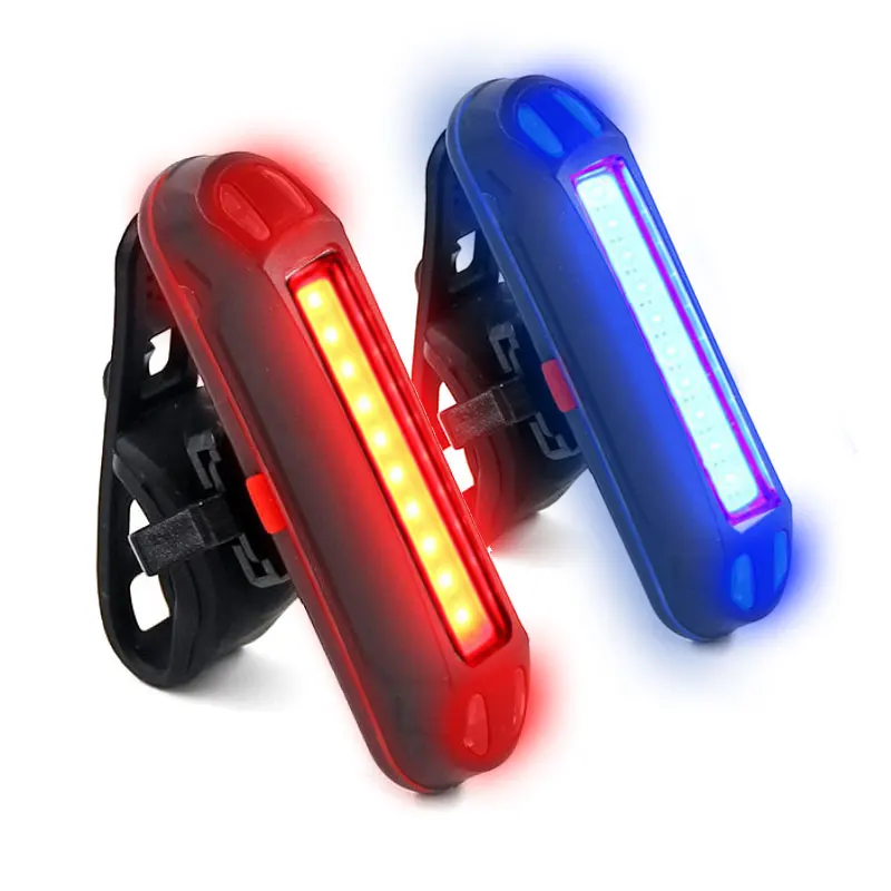 Night cycling tail light outdoor highlight USB charging single light mountain bike led warning light tail light scooter light