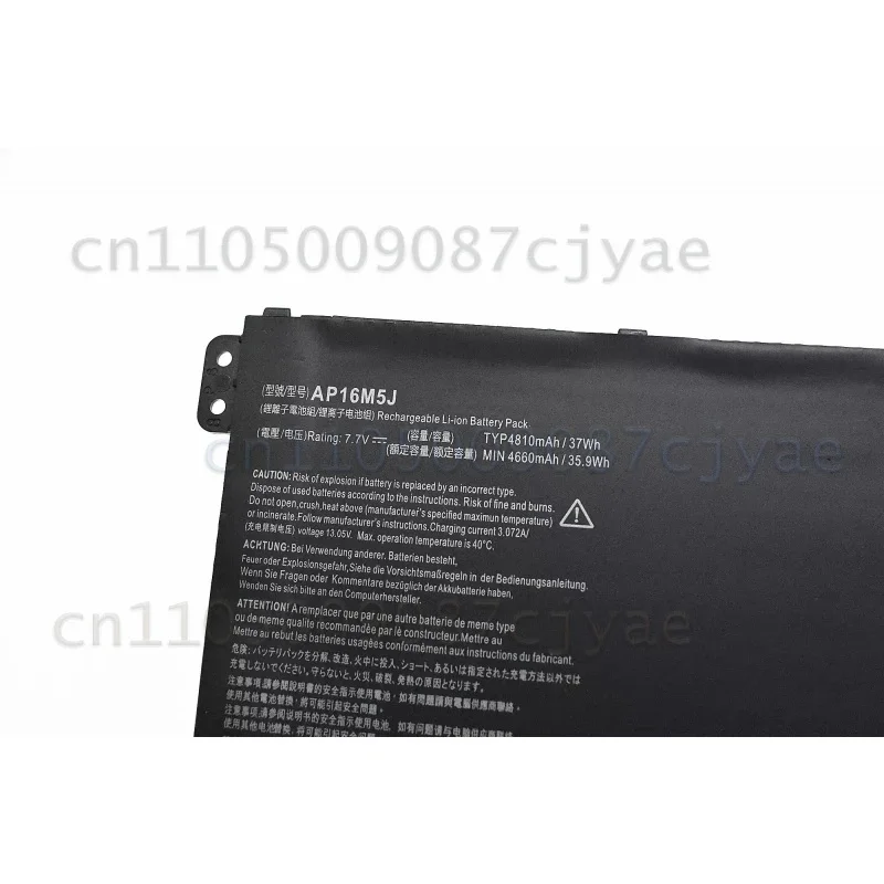 Powercell Safe Stable AP16M5J Laptop Battery for Acer Aspire 1 Aspire 3 A315-21 A315-51