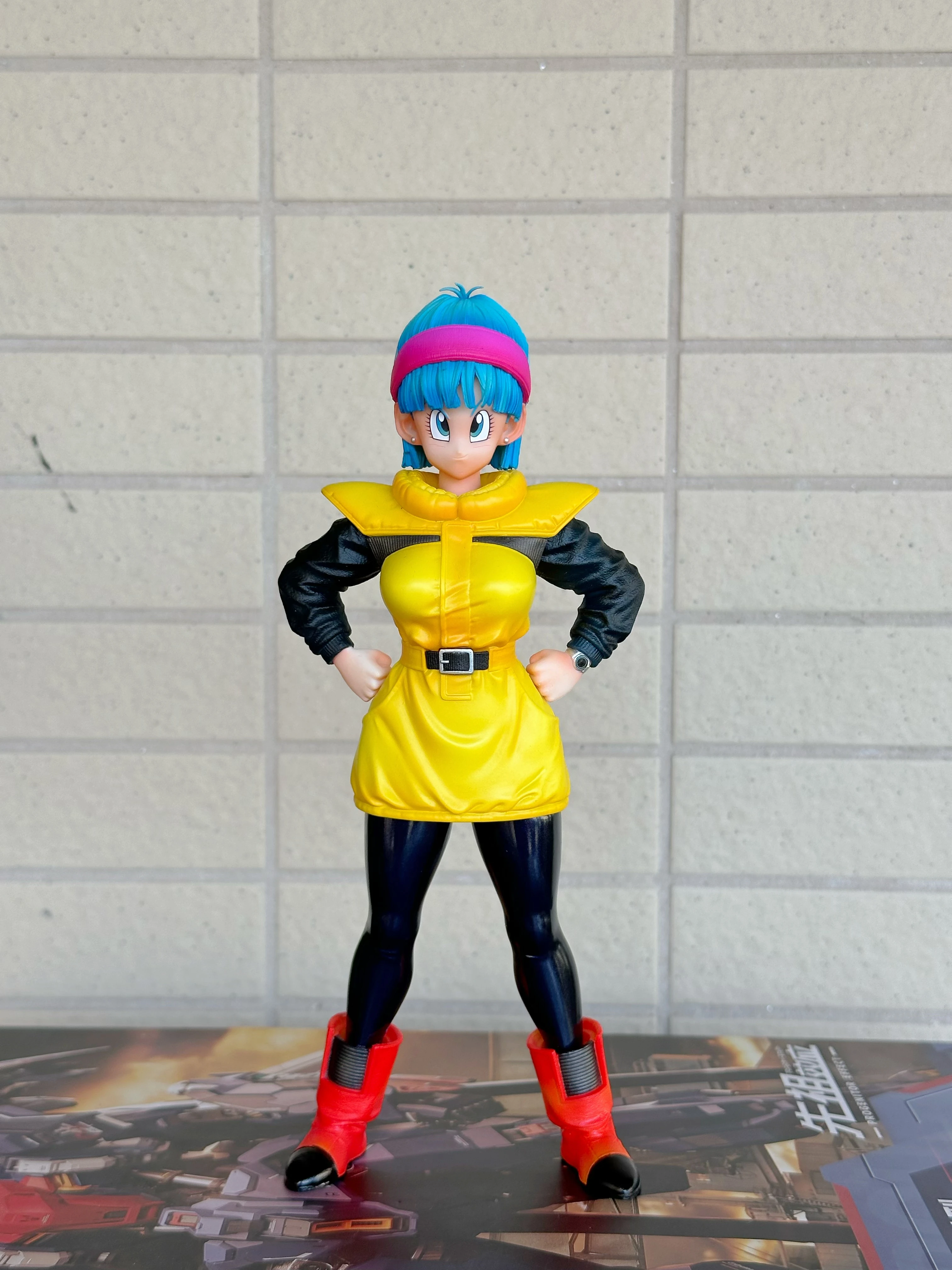 23cm Dragon Ball Bulma Vf Replaceable Head Anime Figure Model Statue Boys Collection Desktop Decoration Ornament Toys Gifts