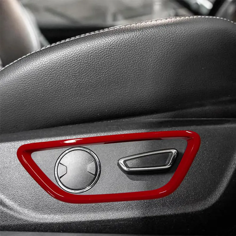 لوحة ضبط المقعد ، ملصقات لتزيين السيارة لفورد موستانج الإطار ، وتقليم الإكسسوارات الداخلية