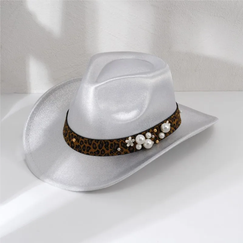 Ladies and gentlemen gradient accessories hats top party daily life