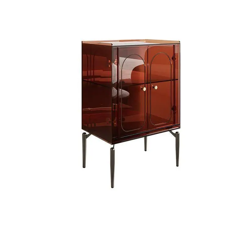 

Acrylic porch cabinet, living room side cabinet, storage locker against the wall