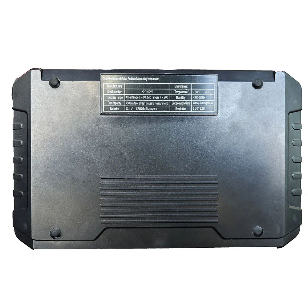 Escáner de barras de refuerzo de hormigón con interfaz USB, detector Digital de precisión, probador de posición, localizador de barras de acero, JY-8S