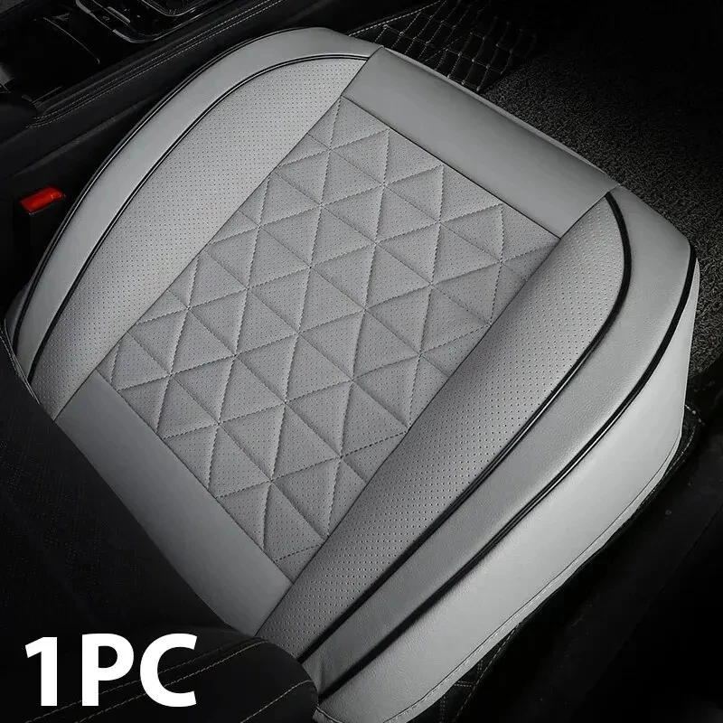 All-inclusive Car Front Seat Cover Pu Leather Breathable Men's Luxury Car Seat Cushion Four Season Universal Car Accessories