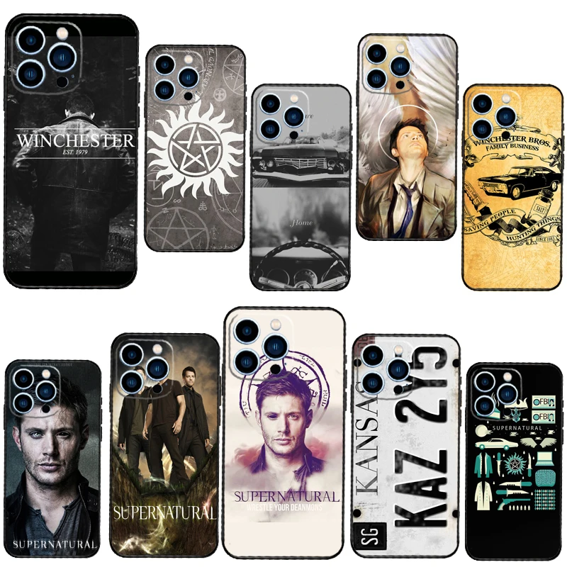 Supernatural Winchester Coque For iPhone XR XS Max X 12 13 Mini 6S 7 8 Plus SE 2020 11 12 13 Pro Max Phone Case