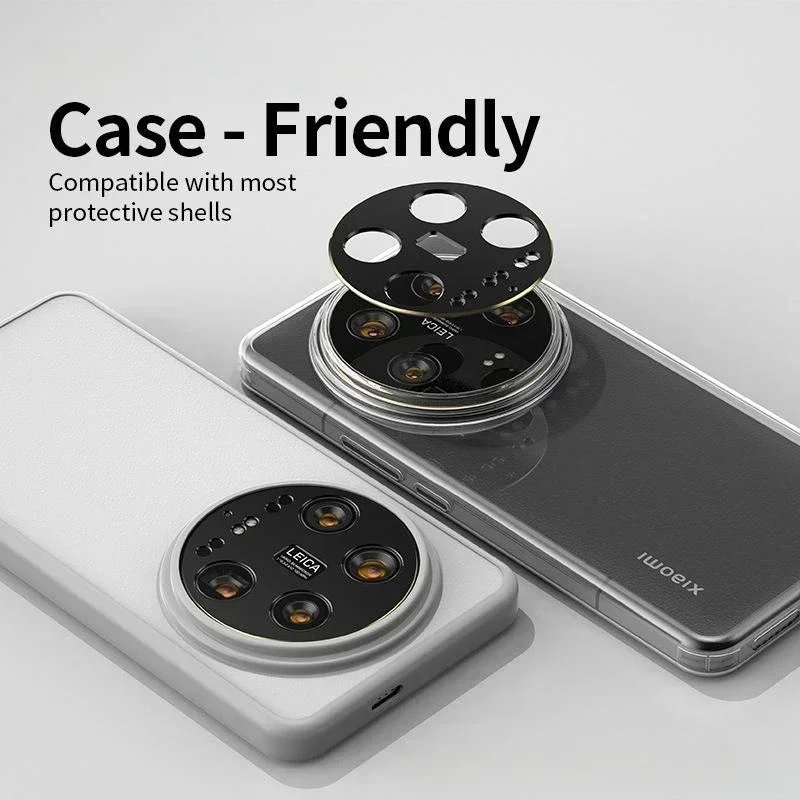Metal Camera Lens Screen Protector for Xiaomi 14 13 Ultra Accessories Styling Cap Protective Case
