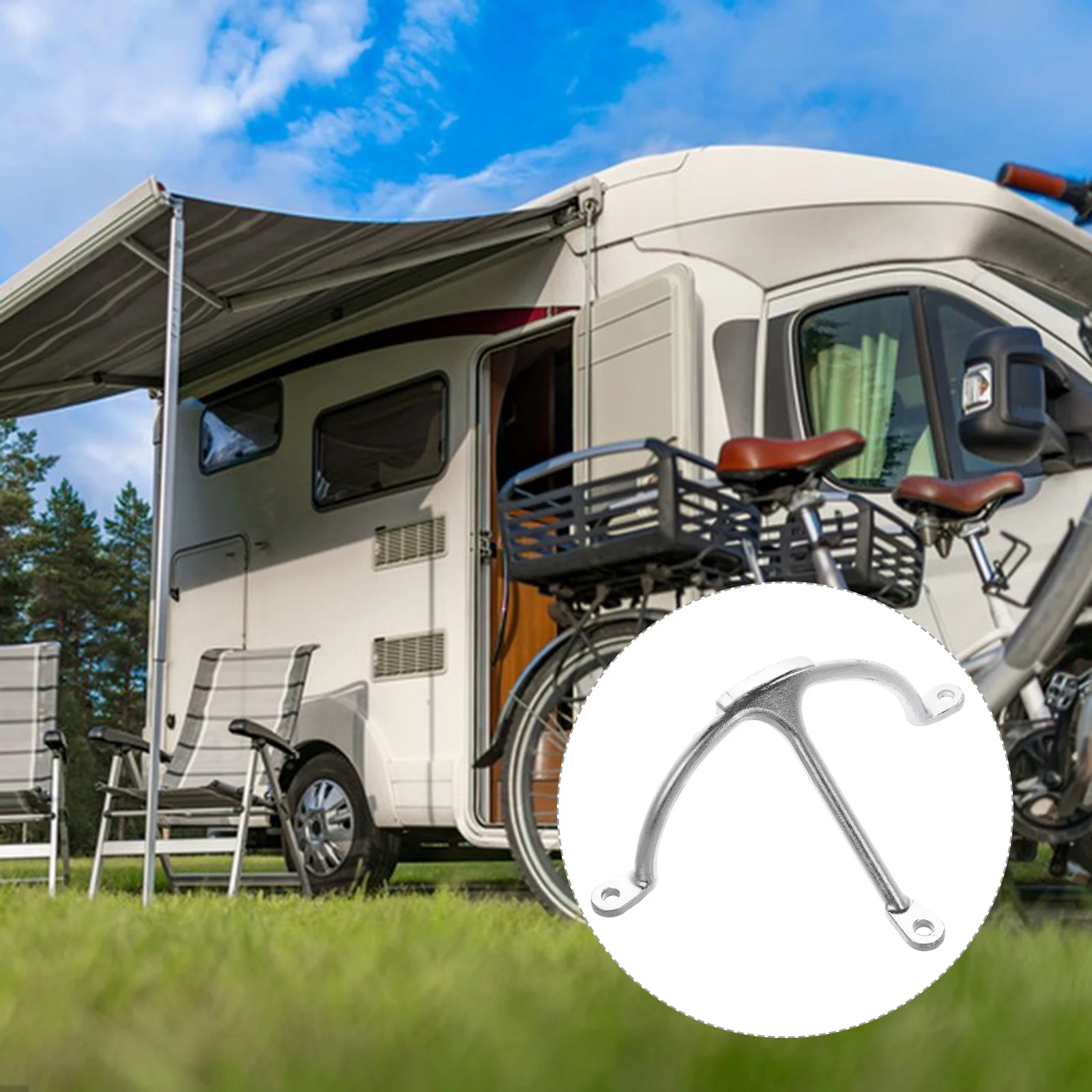 

Stainless Steel 3-Prong Bracket for Rvs and Boats Heavy Duty Marine Support Brackets Rugged Universal