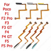 Fingerprint Sensor Flex Cable For Xiaomi Poco F3 F4 GT F2 F5 Pro Mi PocoPhone F1 Finger Print Scanner Touch Menu Spare Parts