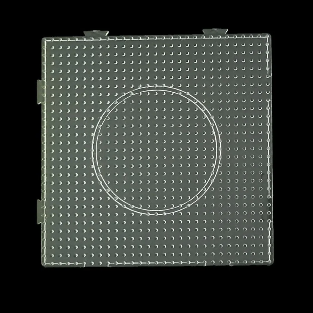 4 Stück 5mm Perlen-Schmelzplatten DIY Kreative Hama-Perlen-Platten Wiederverwendbare Hitzebeständige Perler-Perlen-Platten Bastelbedarf