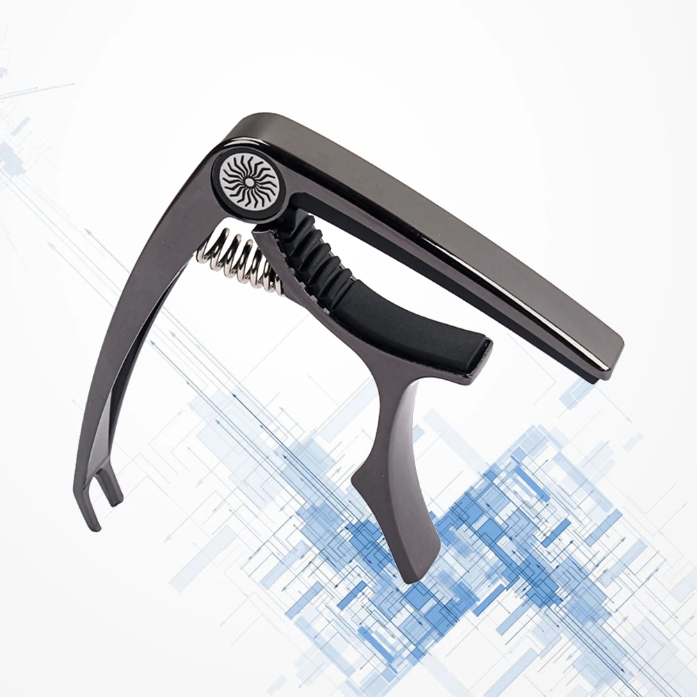 

Adjustable Clip On Capo Tuner for Acoustic Electric Violin Ukulele Mandolin Banjo 6 String Guitar Capo Guitar Tuning Tool Music