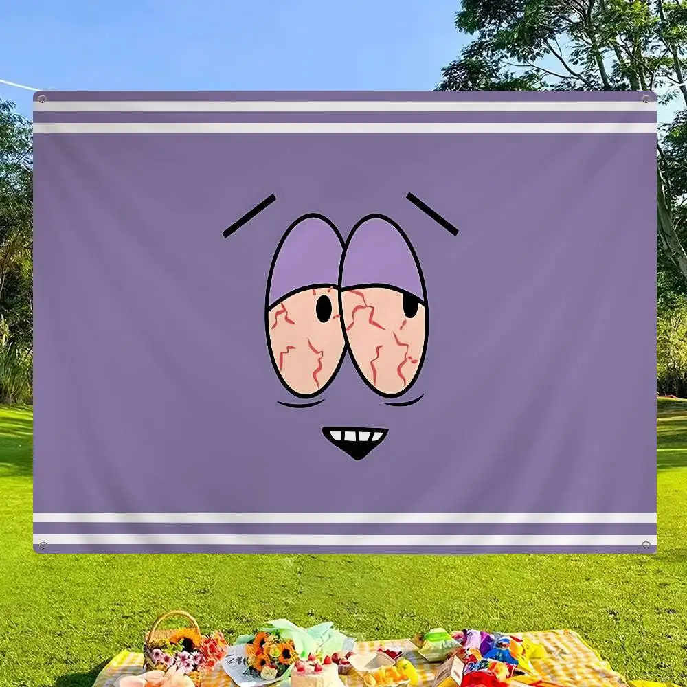 جنوب بارك منشفة أنيمي راية الفن الطباعة اليابانية جدار العلم أنيمي الجدار الشنق ديكور المنزل #1