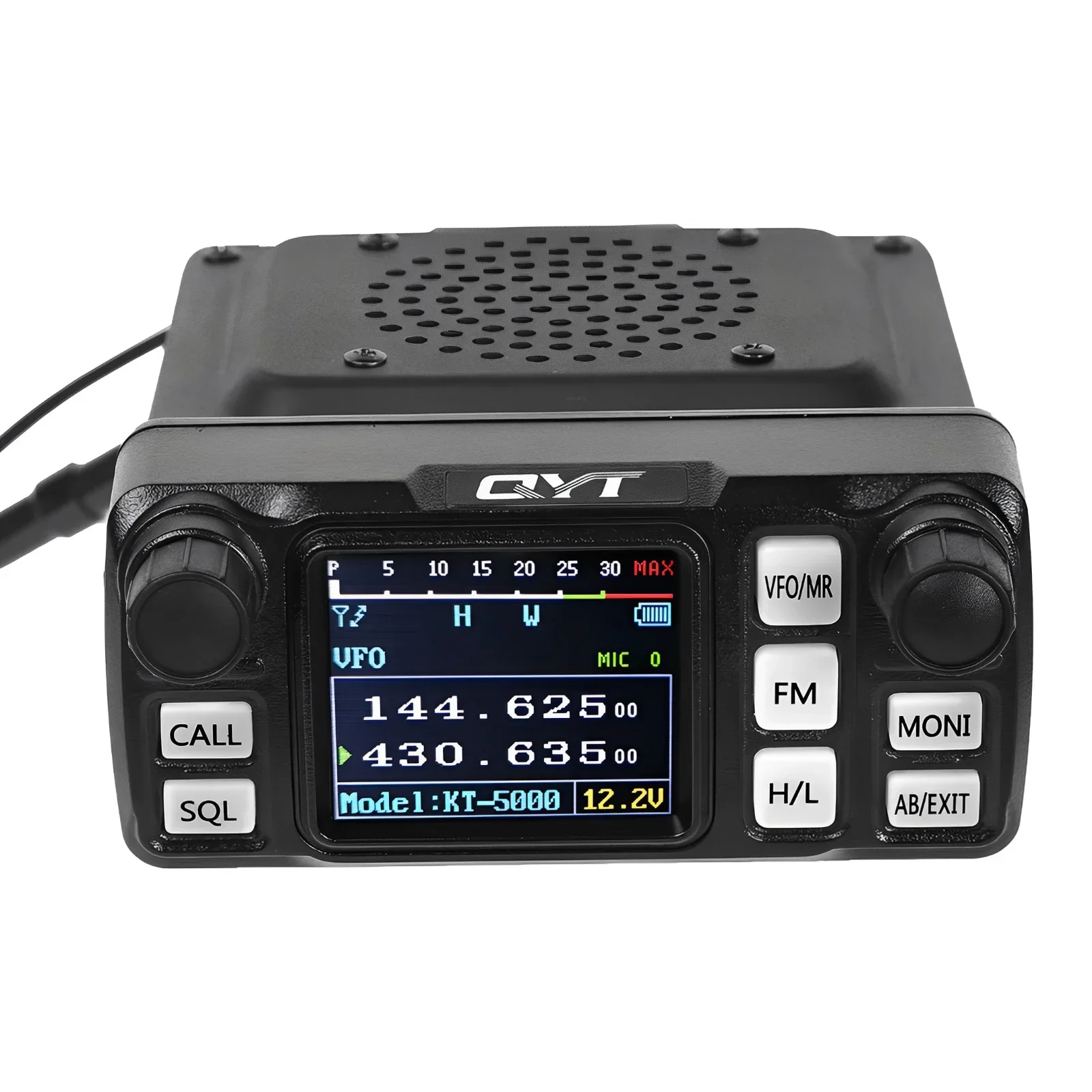 QYT KT-5000 Rádio Móvel para Carro 25W Rádios Walkie Talkie Painel Separável VHF UHF Banda Dupla QYT Rádio de 2 Vias de Longo Alcance