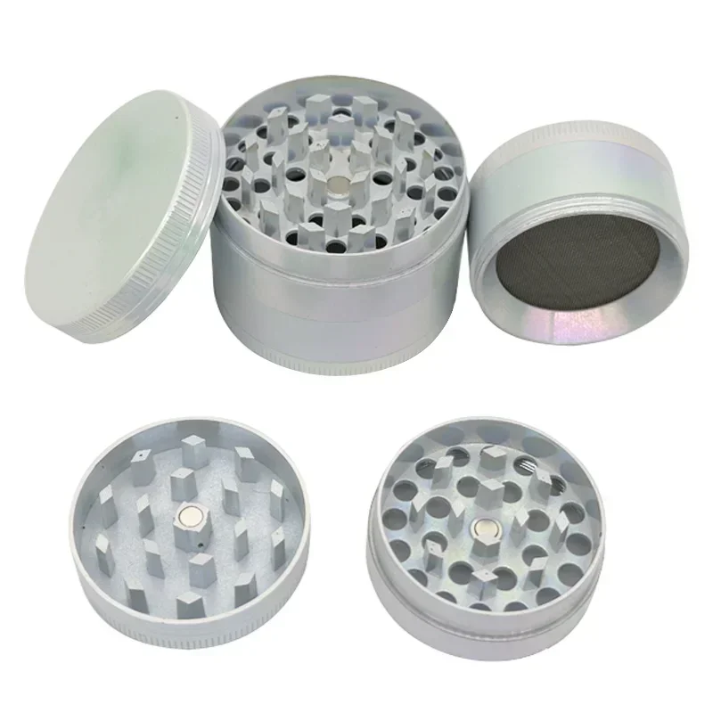 40/50mm Pink White Grinder 4-Layer Herb Grinder Kitchen Tools Birthday and Christmas Gifts