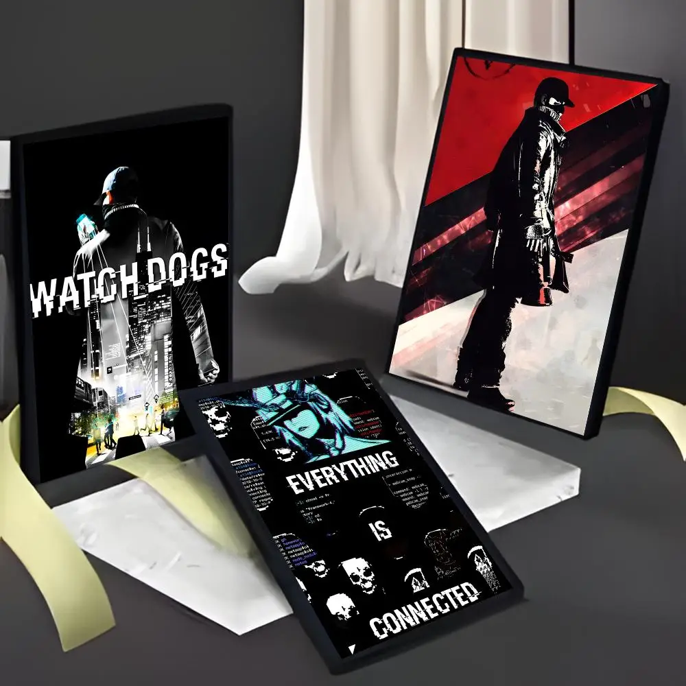 game openworld W-Watch Dogs Poster American Film Mural Home Childrens Room Wall Decor Print - view 2