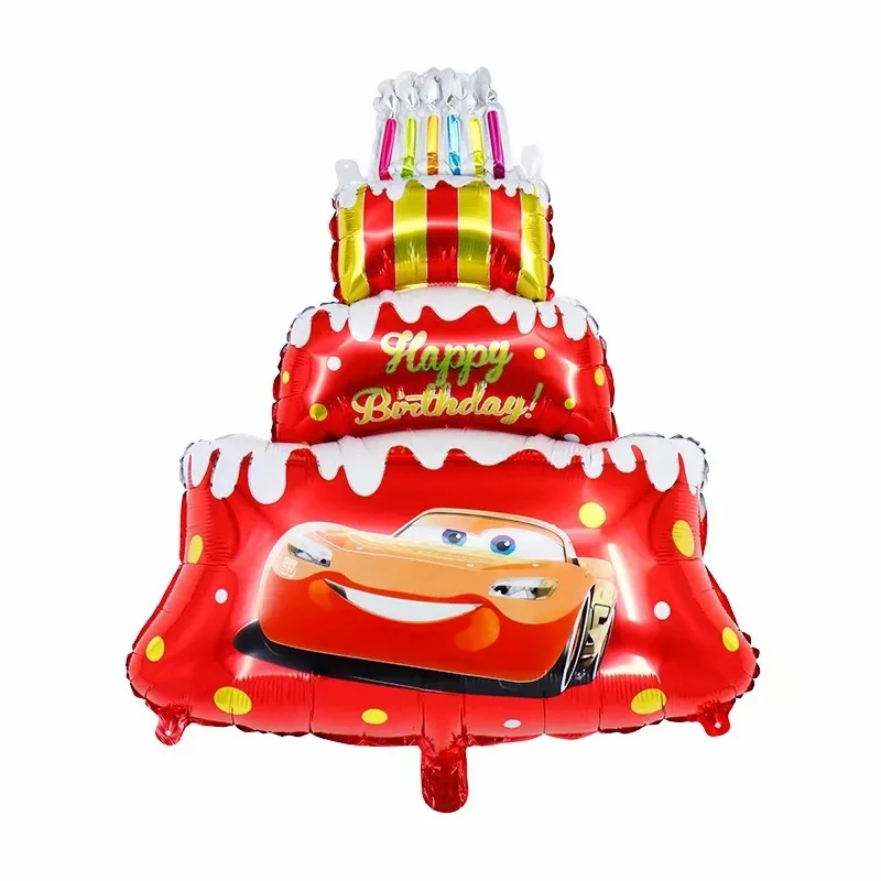 Disney McQueen Cars Helium Foil Balloons Cartoon Theme Racing Wedding Birthday Party Baby Shower Kids Toys Decoration Supplies