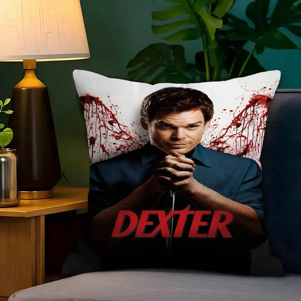 

Dexter American Classic Horror Cushion Cover Pillow Cover Decor Pillowcase Printed Cushion Case For Couch