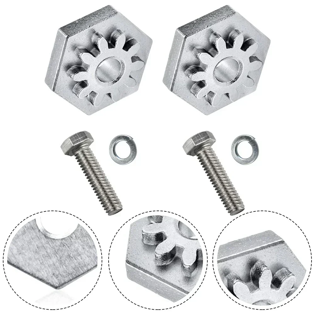 1set Lawn Mower Deck Adjustment Gear For 917-04074 717-04074 717-1553 For For Craftsman For Husky W/Bolt & Washer