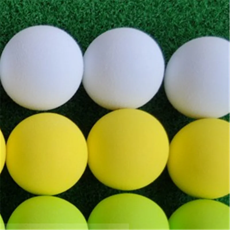 Esponja macia EVA Foam Golf Balls, Adequado para a prática de golfe ao ar livre, Ténis, 45mm, 20Pcs