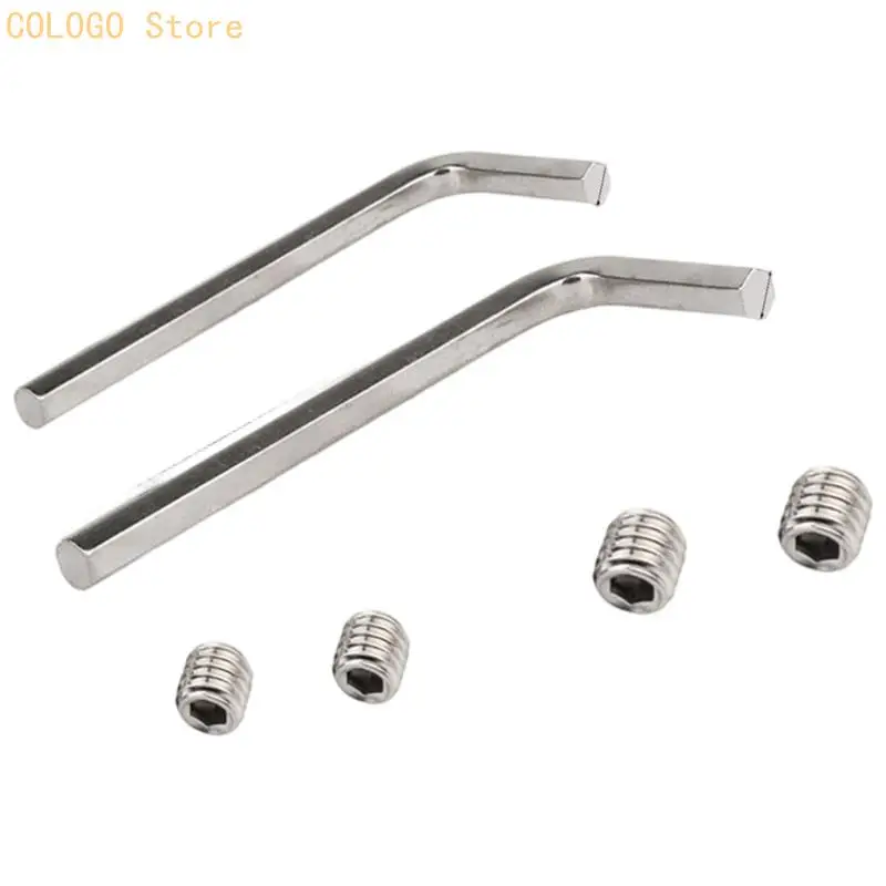 Rustproof Shower Risers Support Set With 2 Installation Tool and 4 Fasteners Heavy Type Shower Pipe Base Mounting D0LD