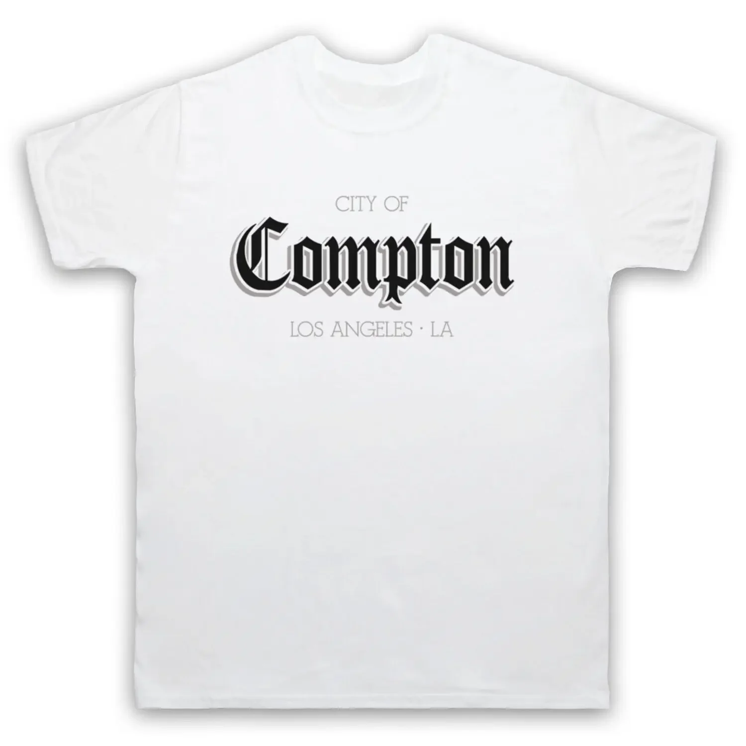 CIDADE DE COMPTON LOS ANGELES CIDADE AMERICANA HIP HOP RAP CAMISETA masculina e feminina