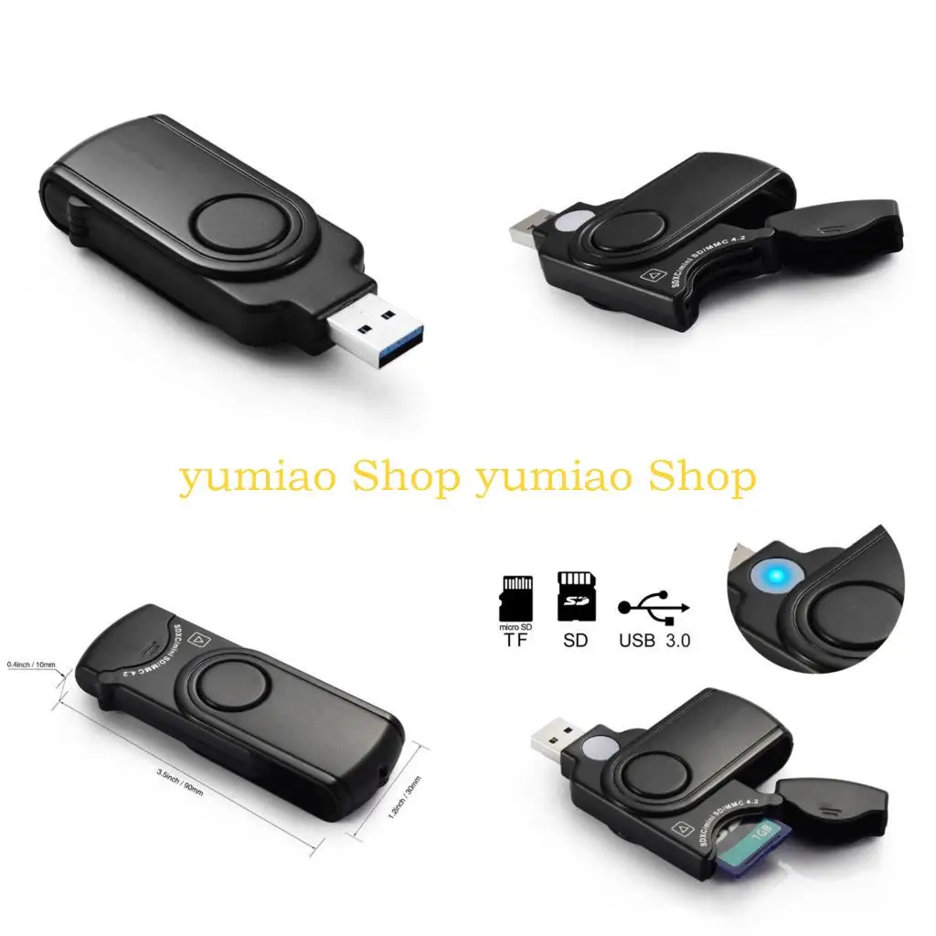 

587B USB3.0 SDTF MicroSDS Reader с скоростями чтения 170 МБ/с для камер беспилотники