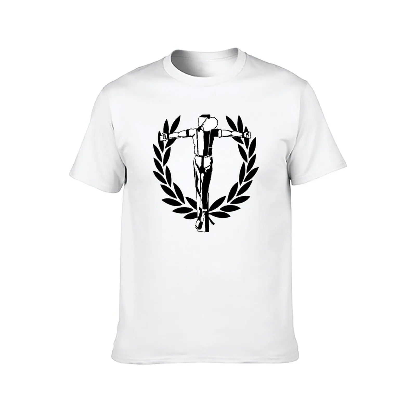 for Crucified funny - man shirt t summer Skinhead cotton T-Shirt shirts Laurel man Leaf t