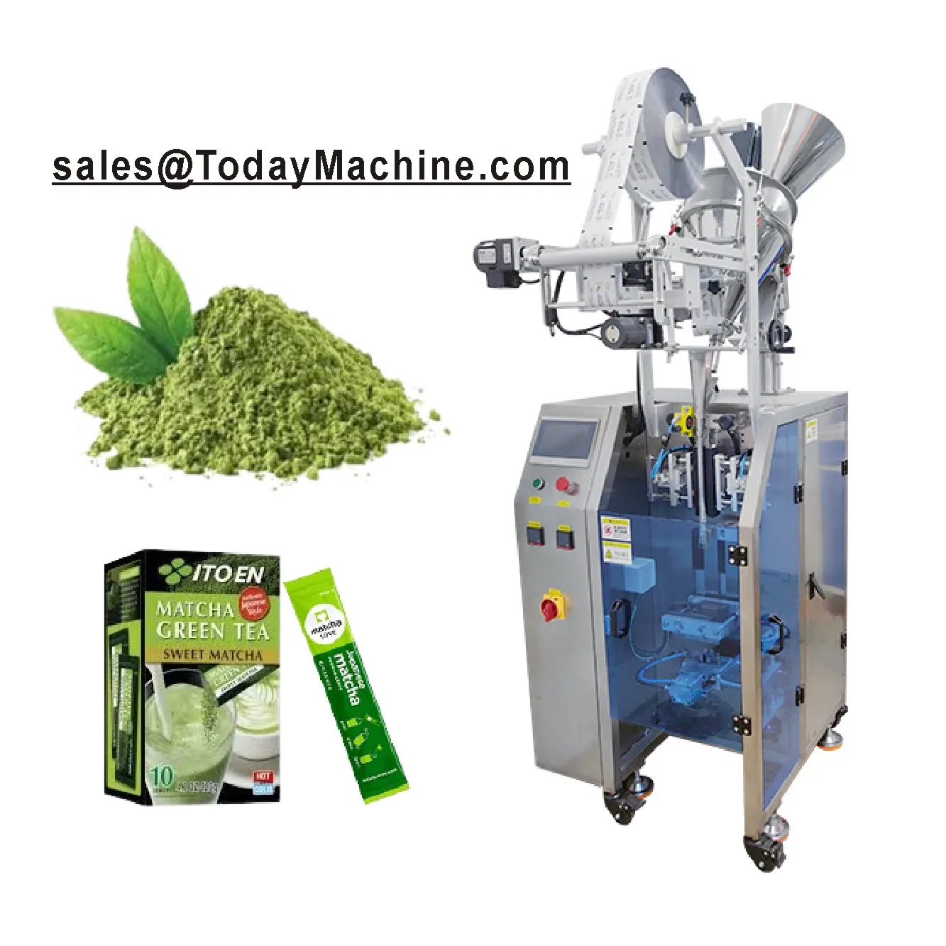 Auger Dosing PLC Control Powder Bag Packaging Machine 500g 1000g Fine Powder Coffee Powder Bag Packing Machine