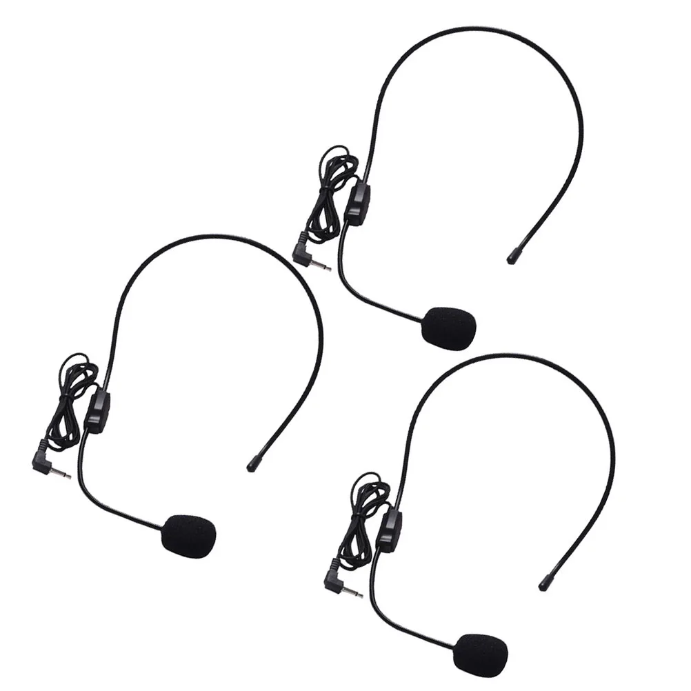 

3pcs Wired Microphone Microphone Wired Loudspeaker Voice Amplifier Lightweight Practical Teaching Present Sales
