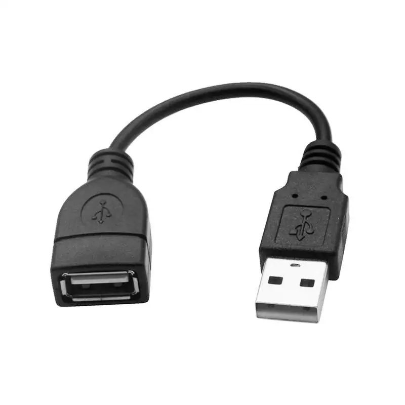 USB 2.0 A Male to A Female Data Sync Black Charger Extension Cable Cord USB Cable for Mouse Keyboard Printer Hard Drive