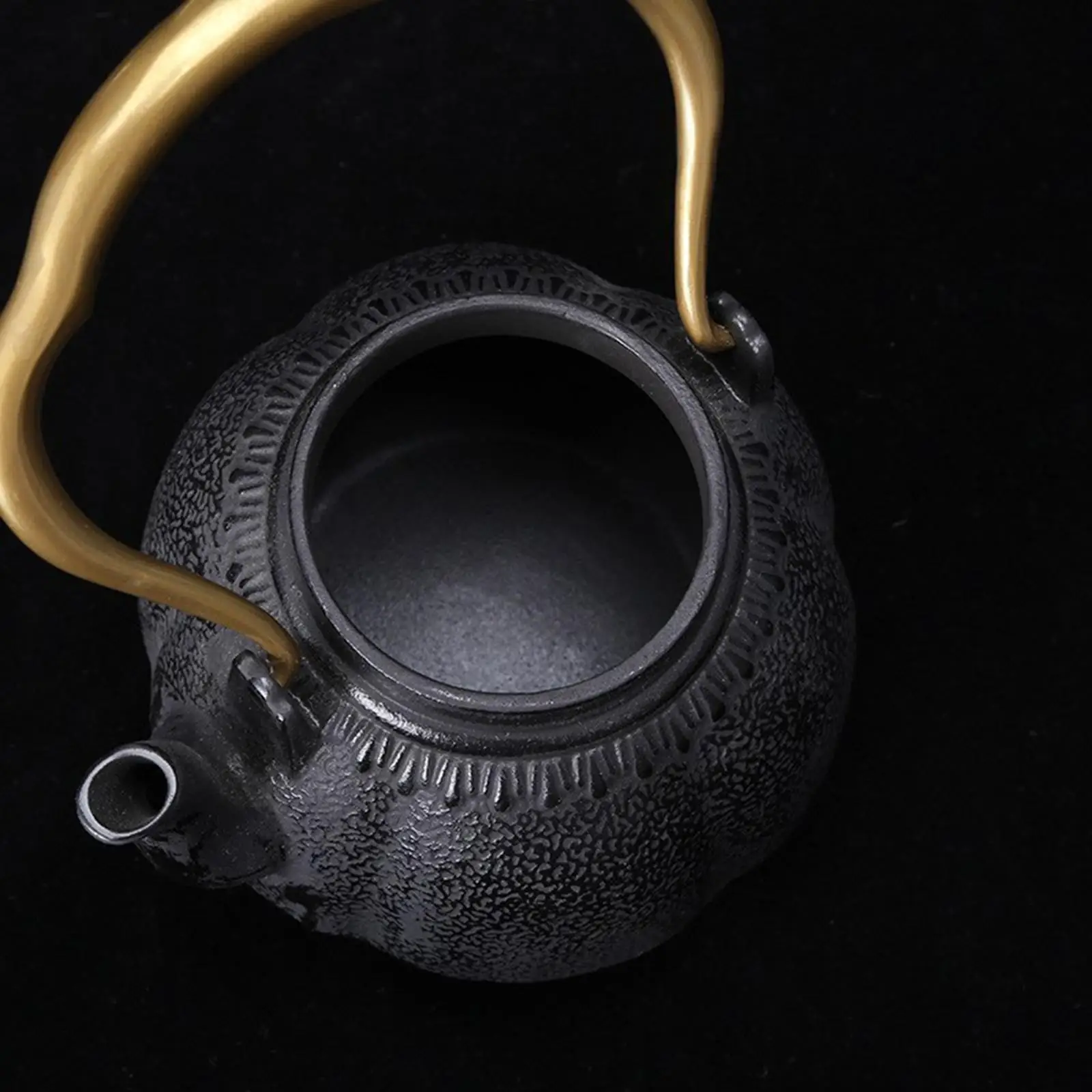

Iron Kettle Iron Teapot Family Use Large Capacity 1200ml Teaware Tea Ceremony