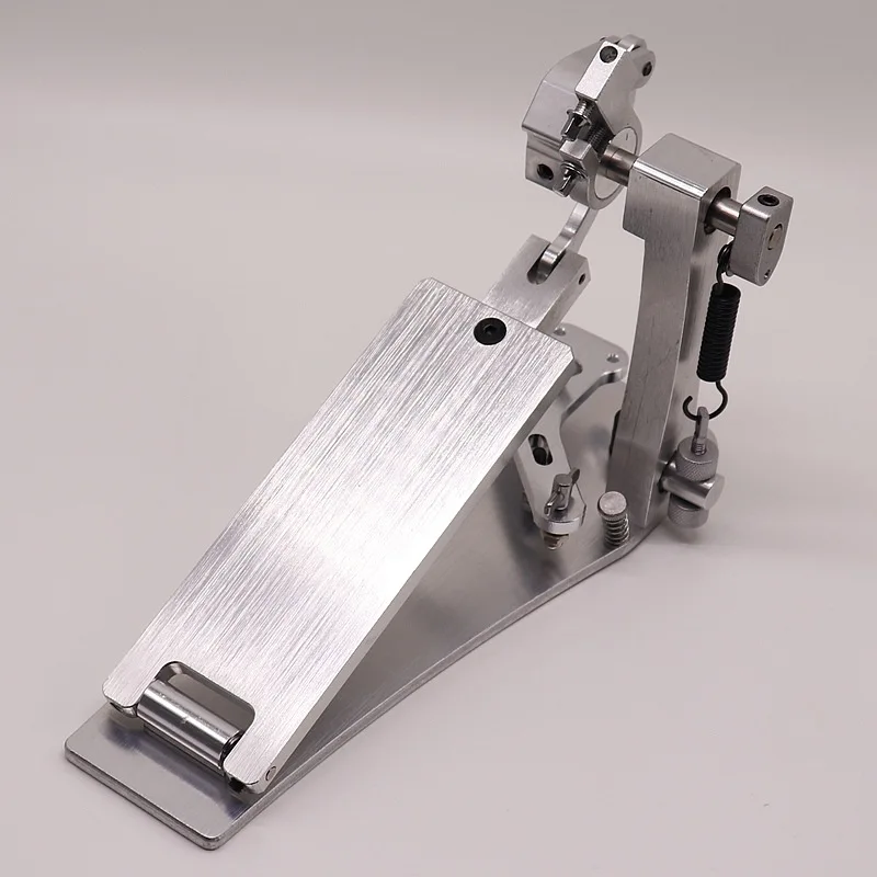 Silver drum kit single step, jazz drum single pedal pedal kick drum practice, step mallet instrument accessories
