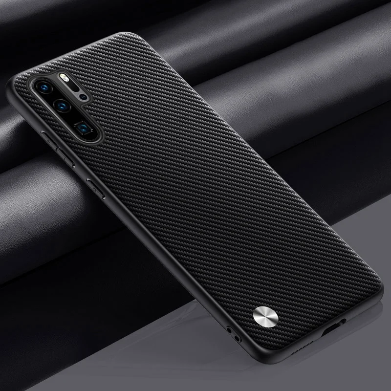 Luxus PU Ledertasche Für Huawei P30 Pro Zurück Abdeckung Matte Silikon Voller Schutz Telefon Fall Für Huawei P30 P30Pro Coque