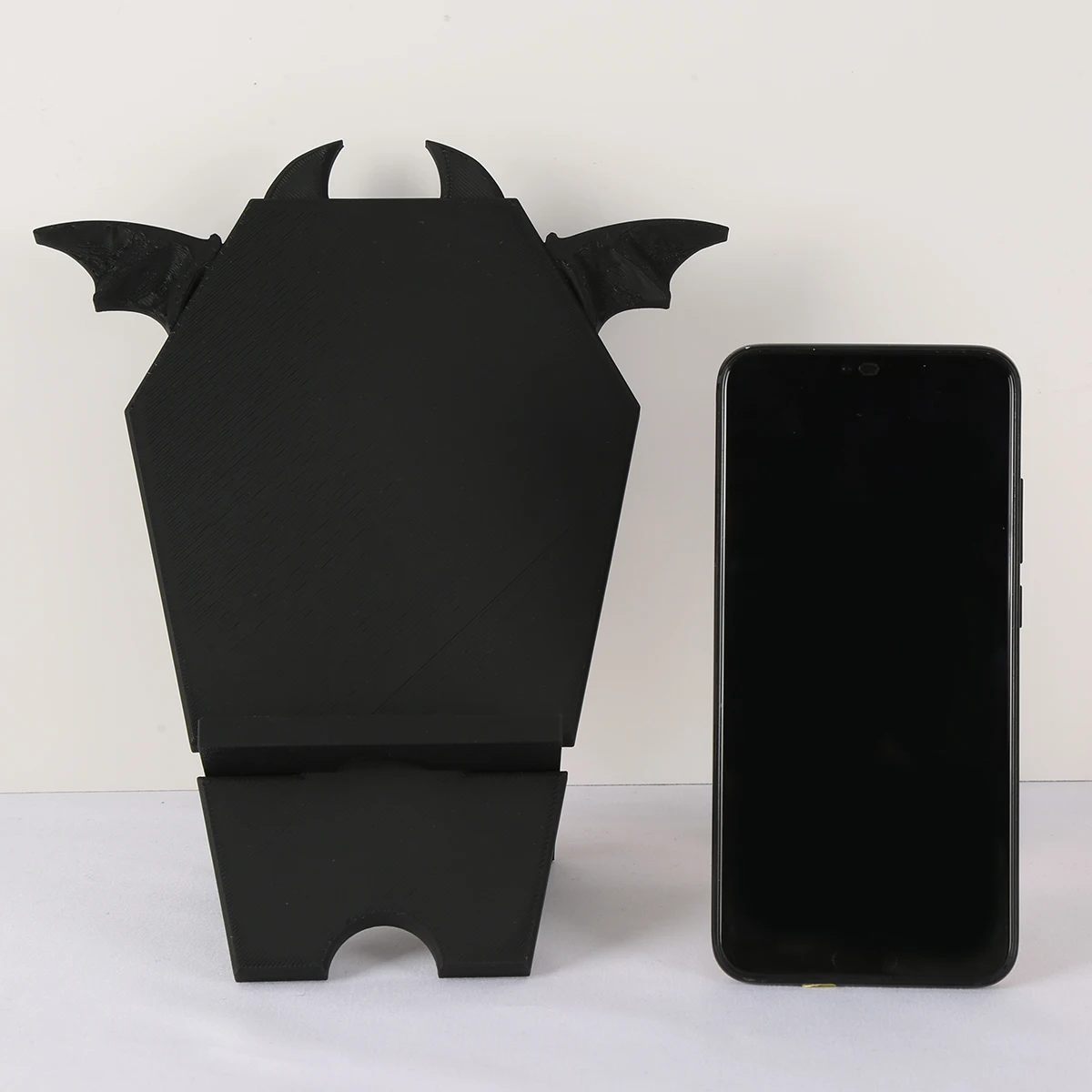 Цельный держатель для мобильного телефона в готическом стиле, креативный держатель для мобильного телефона с летучей мышью, украшение для рабочего стола, подходит для гостиной