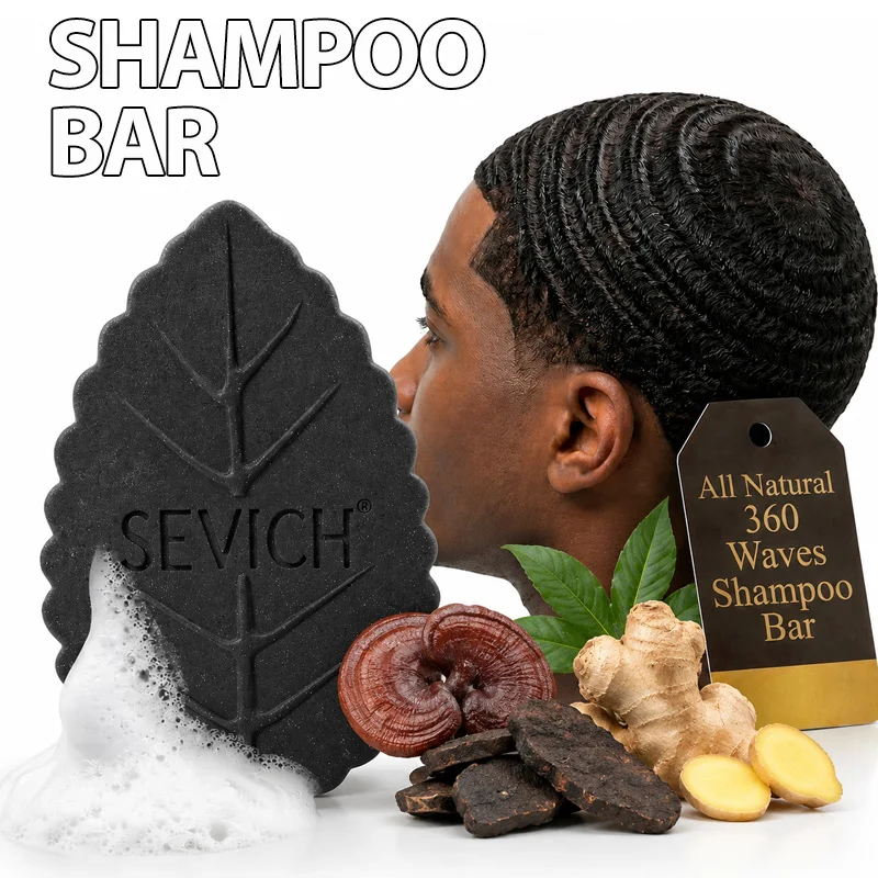 Handmade Black Soap 120g Natural Herbal Solid Hair Soap Anti Hair Loss Oil Control Strengthen Hair Roots Scalp Care Sulfate Free