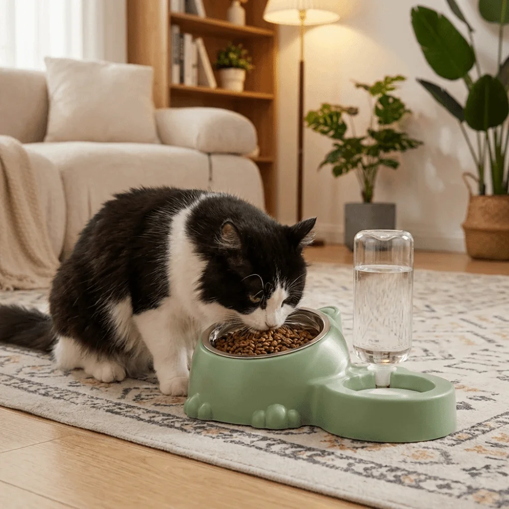 comedouro-duplo-2-em-1-para-gatos-grande-capacidade-boca-inclinada-alimentador-automatico-para-animais-de-estimacao-antiderrapante-dispensador-de-racao-para-gatos-e-caes