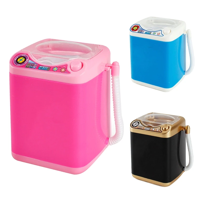 Children’s Cleaning Toy Realistic Washing Machine for Cosmetic Tools Washing Girls Activity 4’’